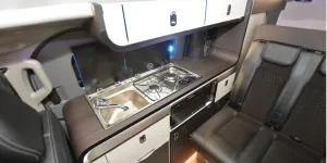 Swift Monza pop-top campervan kitchen