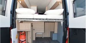Yucon K-Peak 7.0 GD high-top campervan rear view