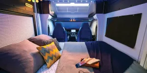 Chausson X550 low-profile motorhome bed (photo courtesy of Chausson)