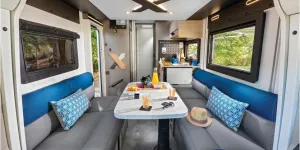 Chausson X550 low-profile motorhome interior (photo courtesy of Chausson)