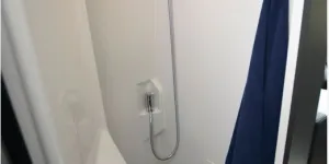 The Adria Twin Max high-top campervan shower