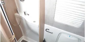 The Auto-Sleeper M-Star high-top campervan washroom