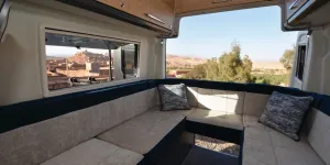 The Bailey Endeavour B62 campervan lounge