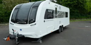 The Bailey Alicanto Grande Porto twin-axle caravan
