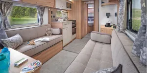 Bailey Pegasus Grande GT75 Amalfi caravan interior (photo courtesy of Bailey)