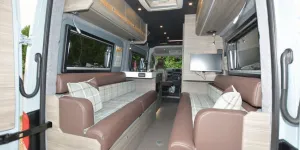 The Hillside Hopton high-top campervan lounge