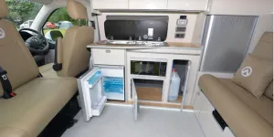 Spartan Campers Adventurer rising roof campervan interior