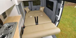 Spartan Campers Adventurer rising roof campervan bed