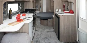 Coachman VIP 575 caravan interior (photo courtesy of Richard Chapman)