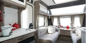 Coachman VIP 575 caravan lounge (photo courtesy of Richard Chapman)