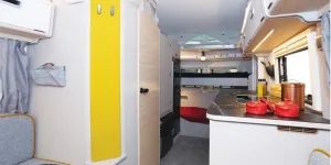 Eriba Touring 560 caravan interior (photo courtesy of Richard Chapman)