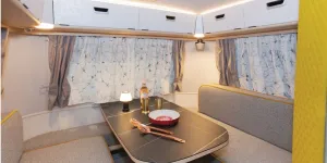 Eriba Touring 560 caravan lounge (photo courtesy of Richard Chapman)
