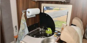 Rimor Super Brig 95 Plus low-profile motorhome kitchen part one