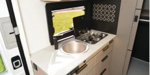 Chausson X650 Exclusive Line low-profile motorhome kitchen