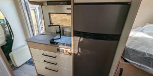 The Florium Baxter 65 LJG low-profile motorhome kitchen