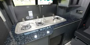 Days Custom Conversions Transit Custom campervan kitchen