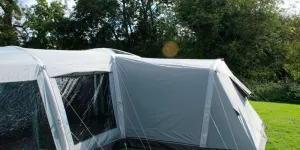 View of the Berghaus Kepler 9 tent from outside