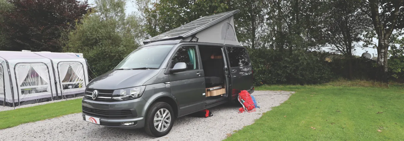 Rear kitchen campervan