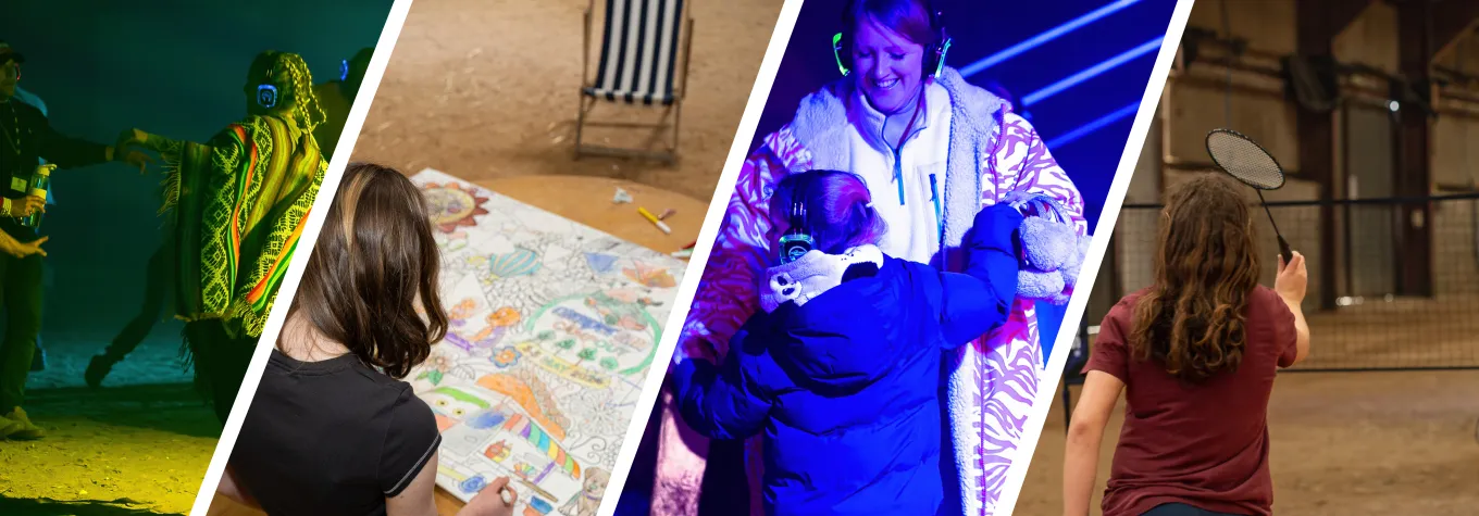 Beach Barn Activities on offer at the Campervan Campout Festival