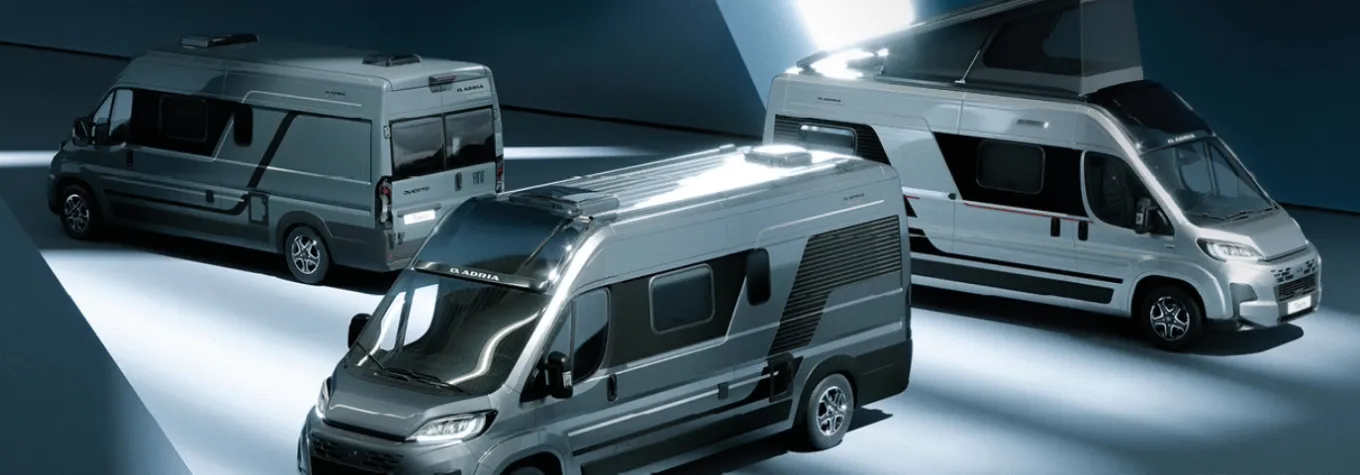 Adria Campervans hero image manufacturer page