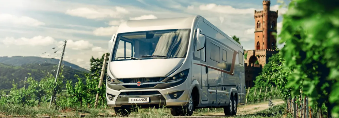 Burstner Elegance A-class motorhome hero image