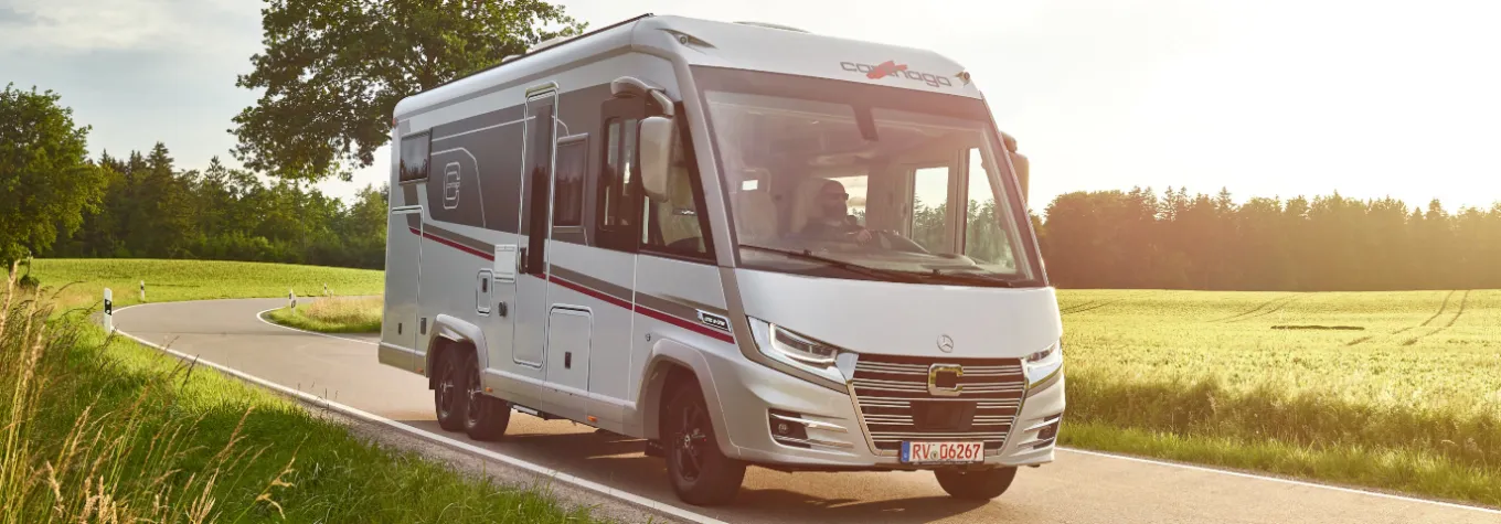 Carthago A-class luxury liner motorhome hero image