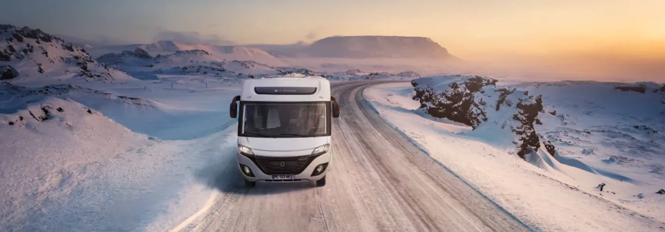 Le Voyageur A-class motorhome hero image