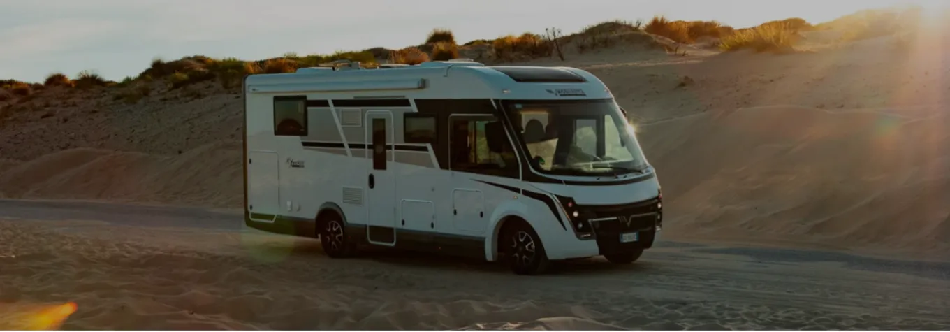 Mobilvetta K-Yacht A-class motorhome hero image