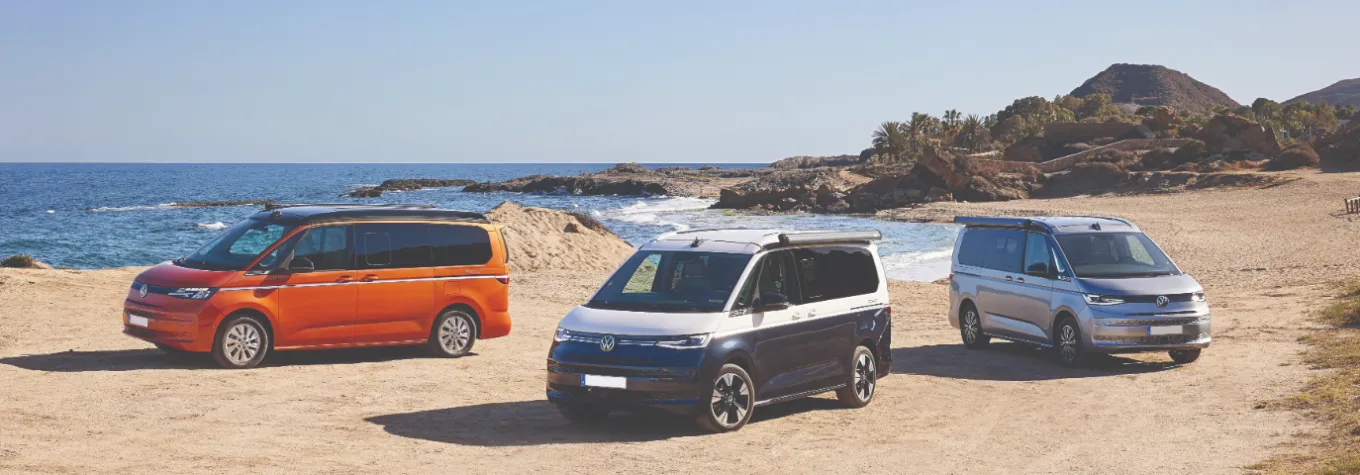 Volkswagen California campervan range