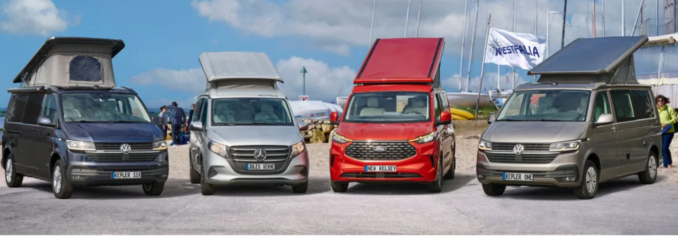 Westfalia campervan group shot