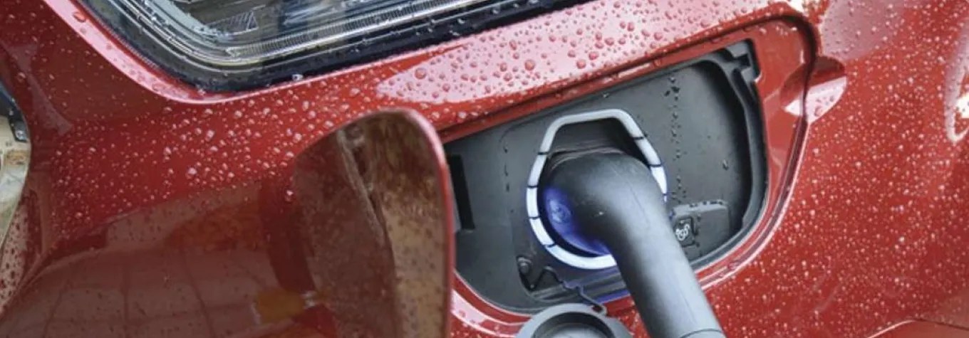 Charging an electric campervan