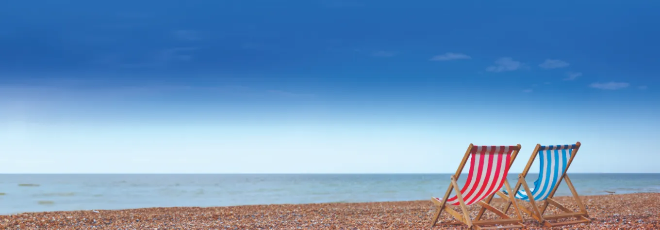 Empty deckchairs shutterstock credit Alexey Tyurin