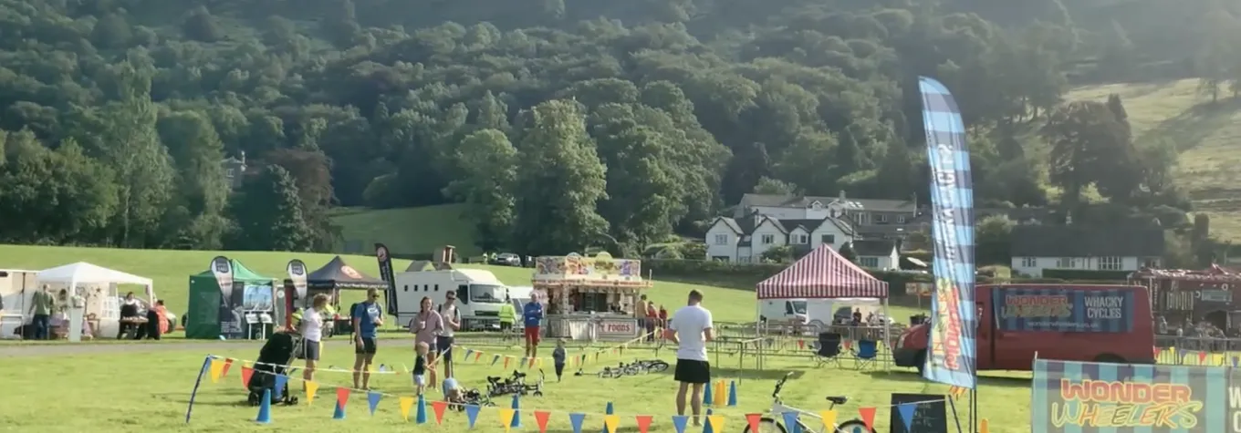The stunning location of Grasmere Lakeland Sports and Show