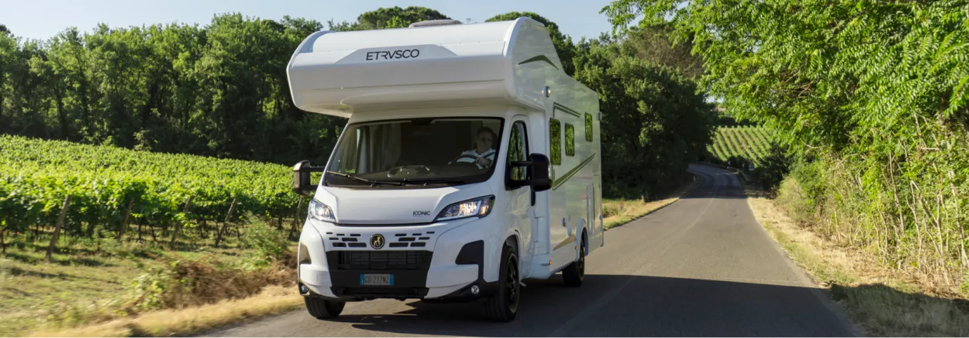 An Etrusco Overcab motorhome