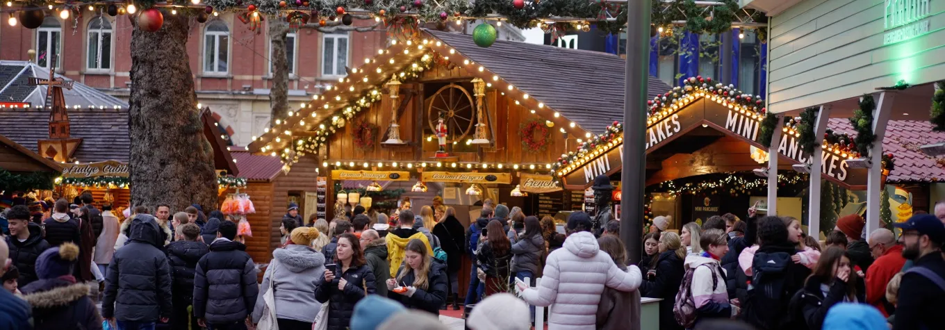 A UK Christmas market