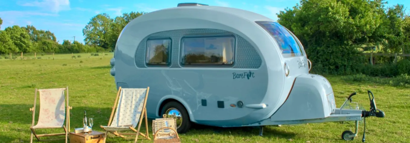 Barefoot Bothy caravan