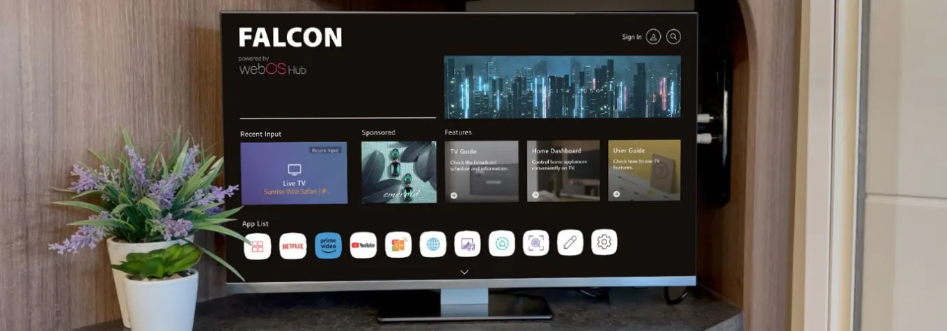 Motorhome TV