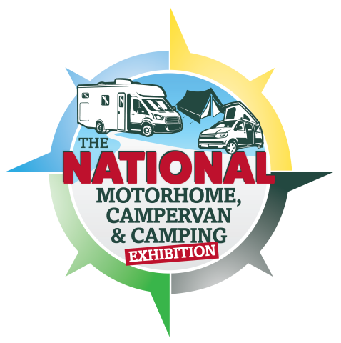 national motorhome, campervan and camping logo - no dates