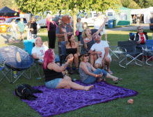 Group of people enjoying the festival