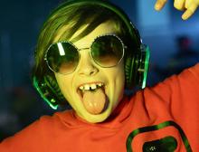Enjoying the Silent Disco at Campervan Campout Festival