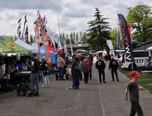 Popular trade area at Campervan Campout Festival