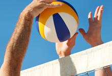 Enjoy volley ball in the beach barn at Campervan Campout
