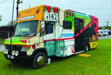 Library bus camper