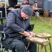 Bushcraft at the big land rover fest