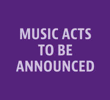 Music acts to be announced