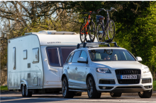 Towing a caravan