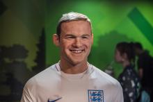 Wayne Rooney in a England shirt for an upcoming football tournament