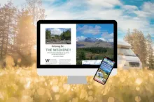 mmm motorhome magazine displayed on digital devices
