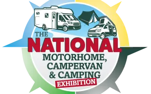 national motorhome, campervan and camping logo - no dates