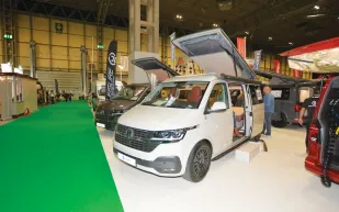 The CJL Leisure Adventure Coast rising roof campervan